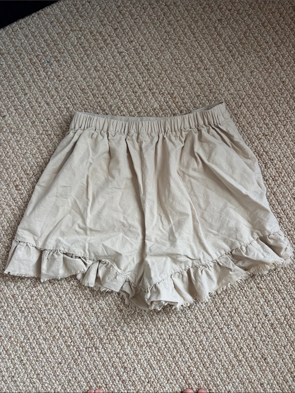 Wishlist Cream Ruffle Wrap Skort - Picture 3 of 3